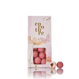 COCOTURE CHOKOLADE - LYSERØDE CHOKOLADE KUGLER